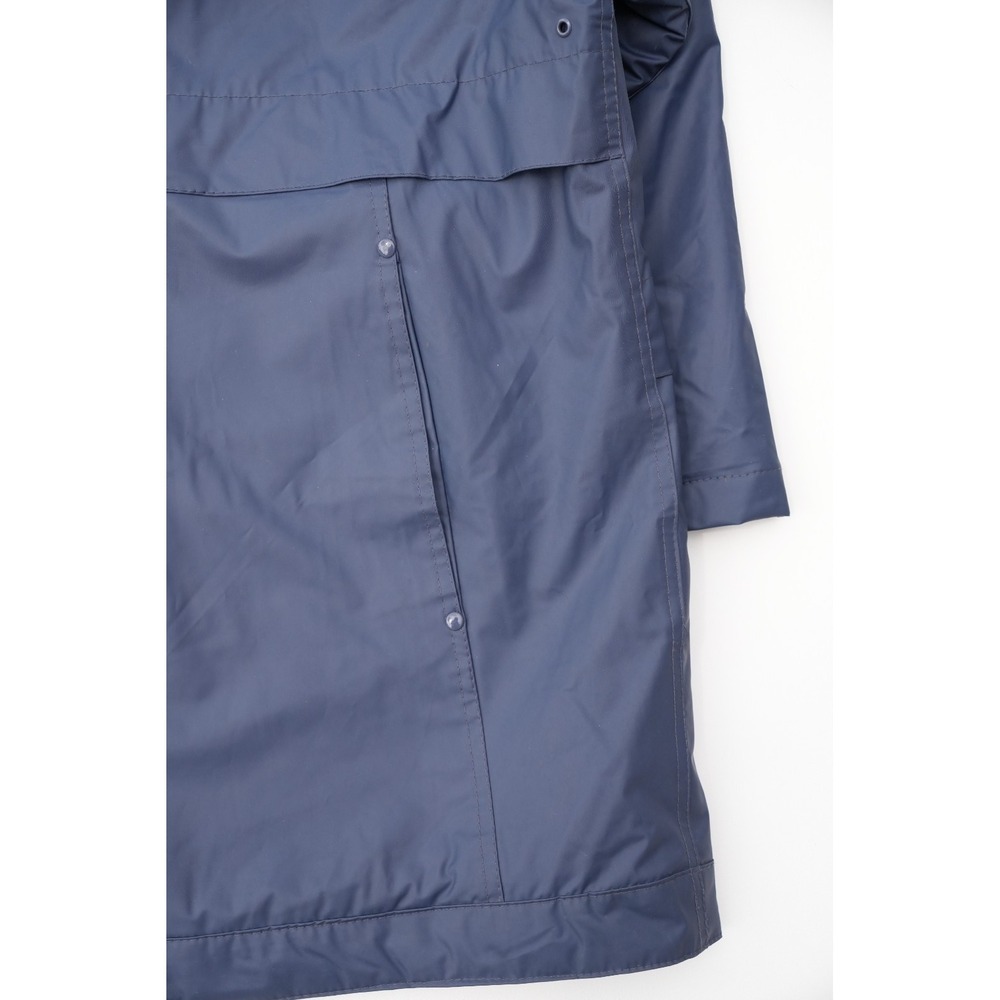 Misty Harbor Men's Hooded Rain Jacket Blue Fleece Lined Waterproof Coat Size L - Picture 5 of 13